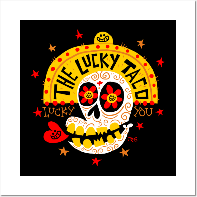 The Lucky Taco Wall Art by MEXOPOLIS